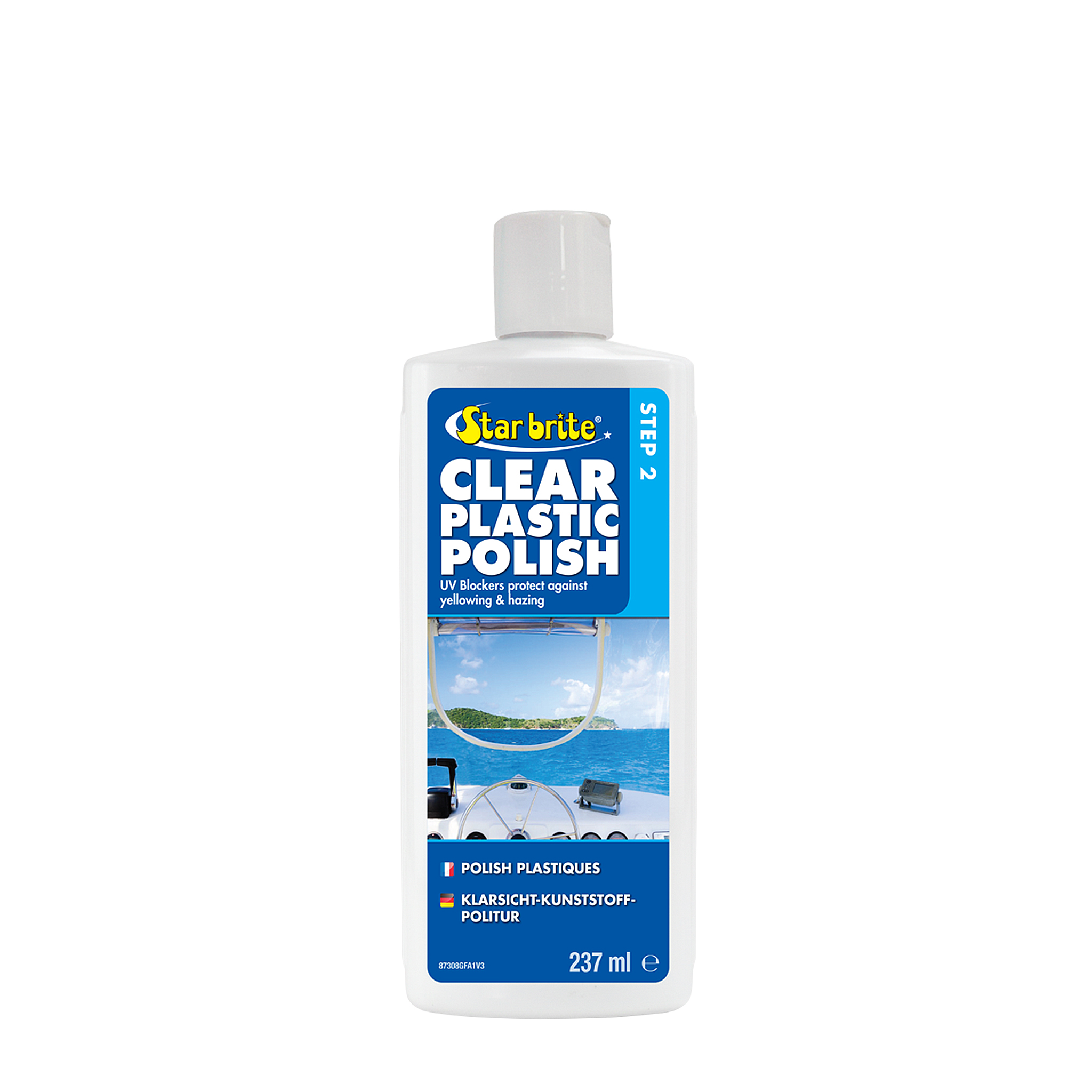 Muovinkiillotusaine Star Brite Clear Plastic Polish (Step 2), 237 ml
